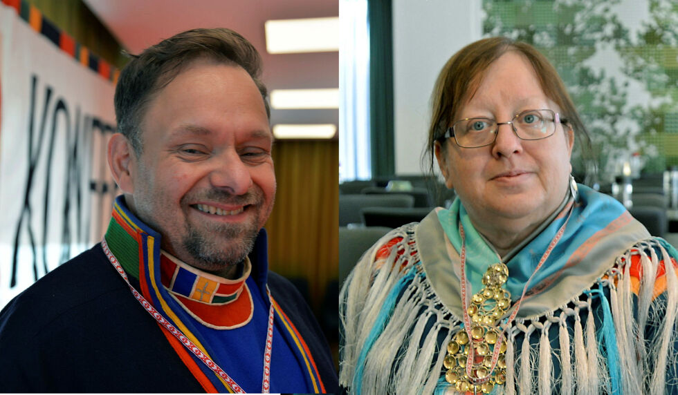 NSR-leder Vidar Andersen har grunn til å smile, SFF-leder Liv Slettli ikke like mye.
 Foto: Steinar Solaas
