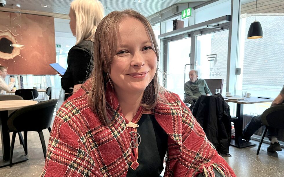 Vi har intervjuet Sandra Márjá West, leder av Romssa Sámi Searvi.
 Foto: Elin M. Wersland
