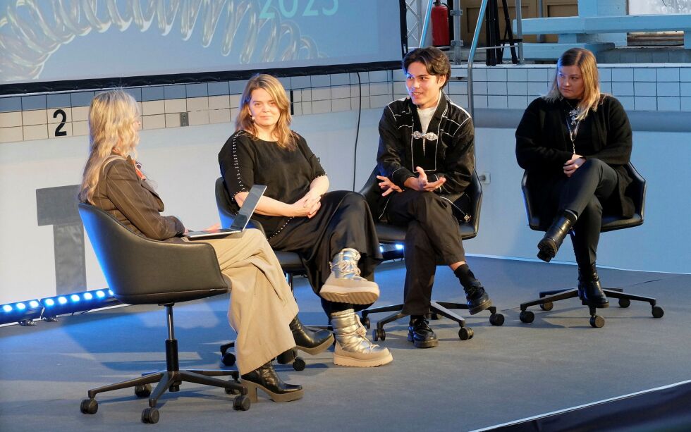 Silje Burgin-Borch (nr 2 fra venstre), Vegard Bjørsmo og Åsa Kathrin Vuolab har alle gjort en stor innsats når det kommer til den nye bølgen med samisk samtidsdrama.
 Foto: Tuva Johansen