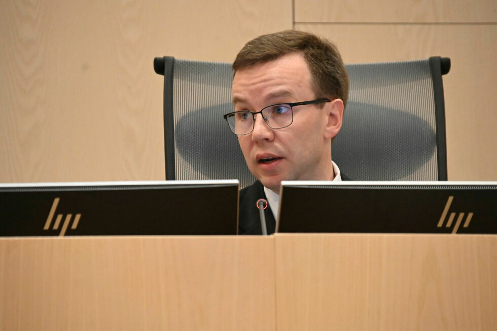 Dommer Jørgen Sætrum i Helgeland tingrett.
 Foto: Irmelin Klemetzen