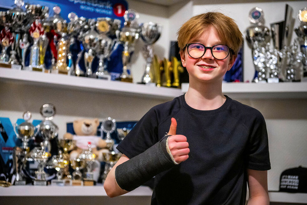 Isak Persen håper på enda bedre resultater i fremtiden.
 Foto: Karolina Ulfig
