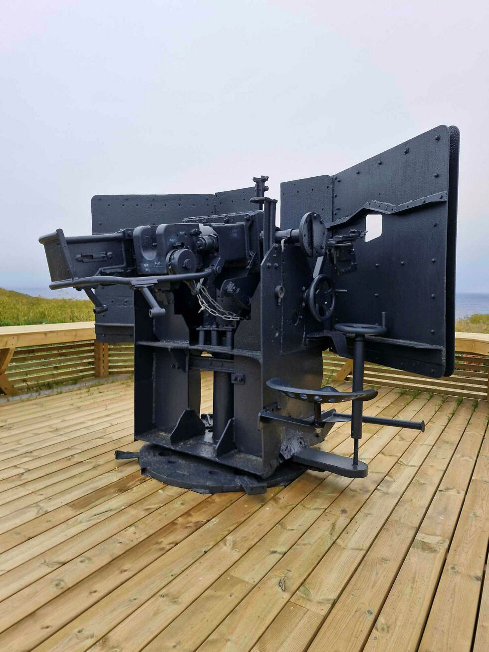Etter omfattende restaureringsarbeider så ble kanonen til det den en gang var; en 5 cm KwK 38/L42 (KampfWagenKanone), et våpen som var standard kanon for tyske panser III stridsvogn og 38 L/42.
Foto: Randi Irene Losoa