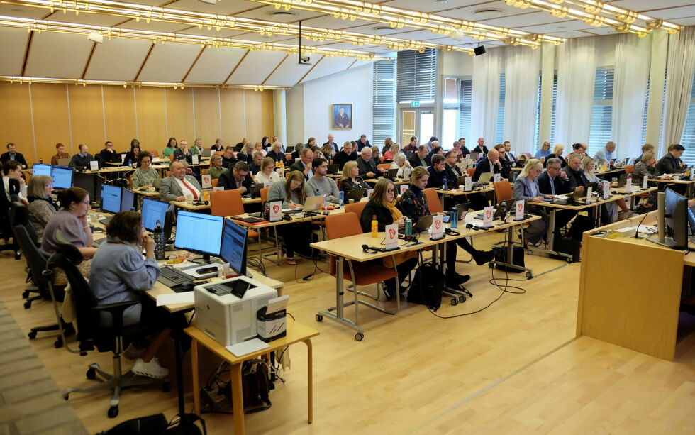 Siste samling for fylkespolitikere fra Troms og Finnmark.
 Foto: Bjørn Hildonen