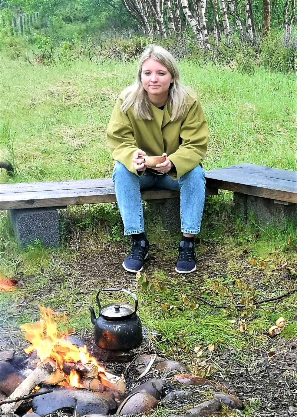 Ságat har intervjuet forfatter Kathrine Nedrejord om hennes nye bok «Det Sara skjuler», som handler om voldtekt.
 Foto: Privat