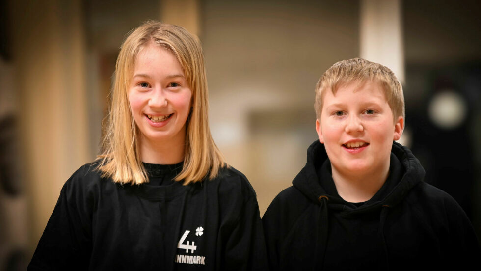 Tuva og Birger er henholdsvis kasserer og styreleder i Blinken 4H.
 Foto: Irmelin Klemetzen