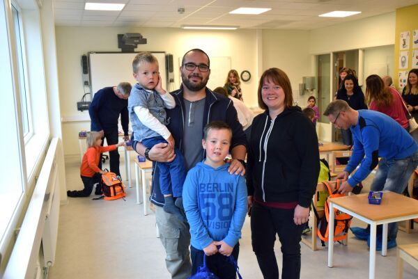 Første skoledag på Tanabru skole