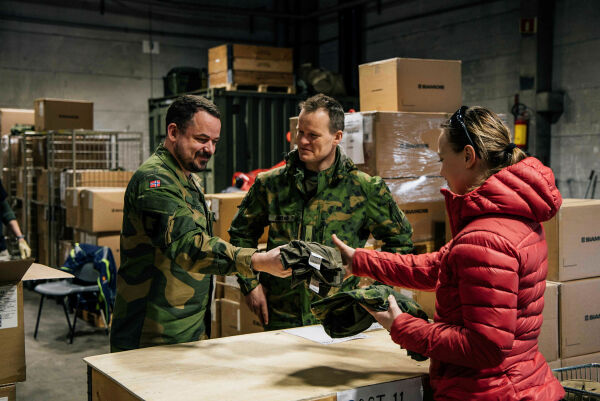 Nye uniformer til HV-soldater