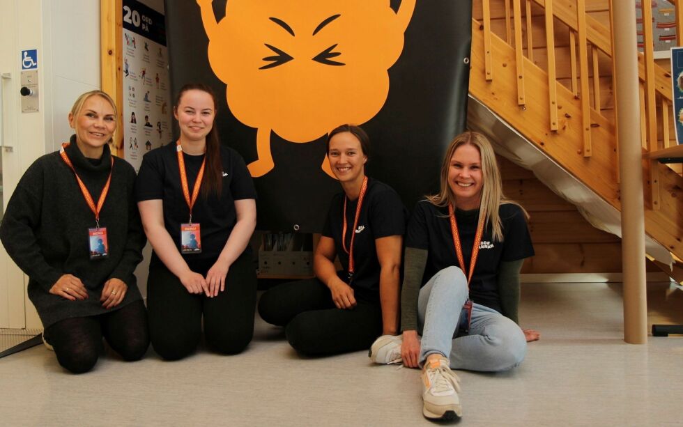 Staben ved Isak Saba senteret er klare for musikkfestival fredag. Fra venstre Anette Smuk Buljo, Eva Katrine Dikkanen Margit, Máret Ingá Smuk og Malise Porsanger.
BEGGE FOTO: TORBJØRN ITTELIN