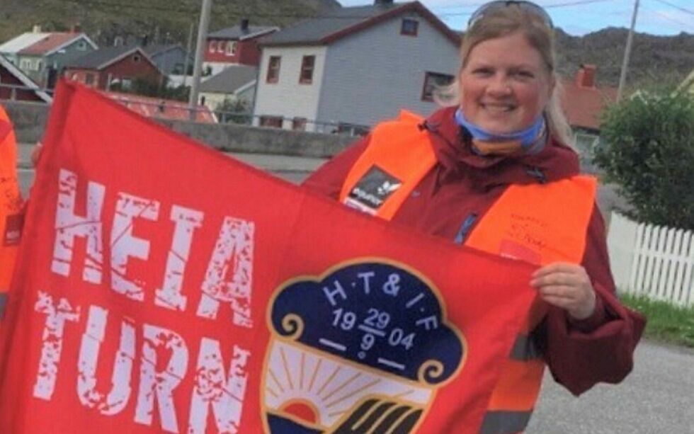 Leder for hovedstyret i HT & IF, Aina Iren Pettersen, er svært glad for at FeFo har bevilget en million kroner til prosjekt sherpatrapp opp Storfjellet. – Med dette og tidligere bevilgninger fra fondsmidlene til Repvåg kraftlag er vi godt igang med finansiering av trappa, sier hun.  (Privat foto)