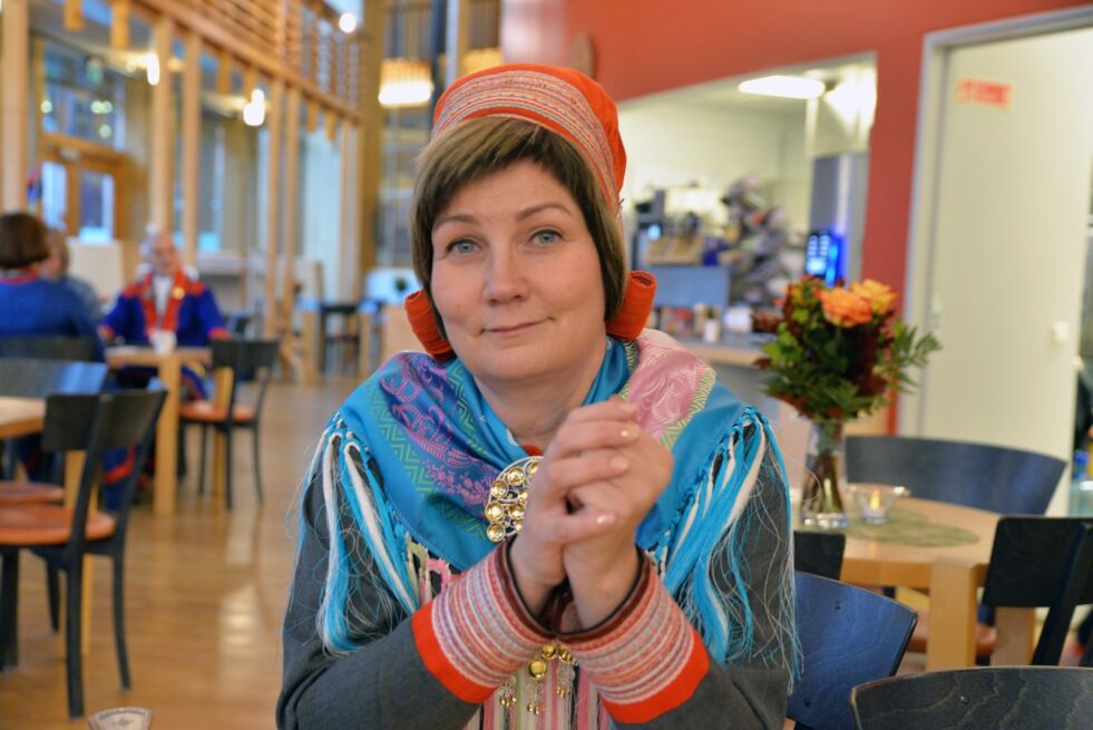 Sametingspresident Aili Keskitalo (NSR).
 Foto: Steinar Solaas