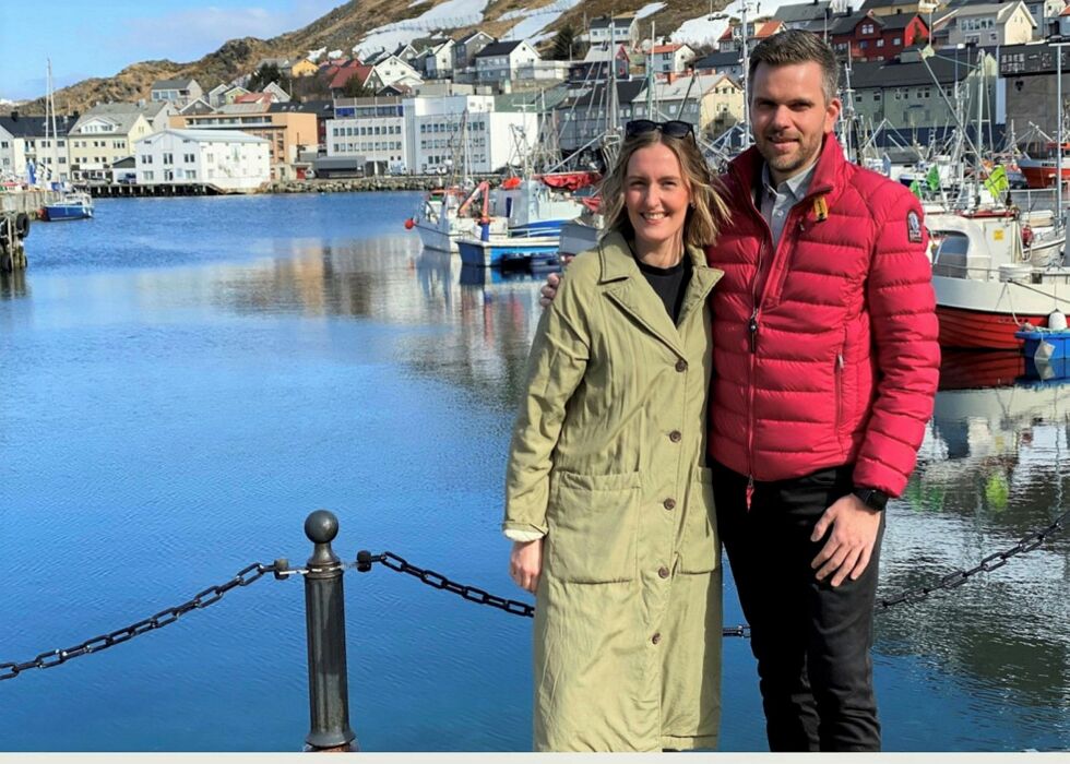 Stine-Mari Strifeldt og Jan-Morten Hansen er foreslått som Nordkapp Ap sin varaordførerkandidat og ordførerkandidat. Nå deltar de i arbeidet med å få til god næringsutvikling i kommunen. I den anledning inviteres det til en idédugnad på Corner 8. juni.
 Foto: Nordkapp Ap