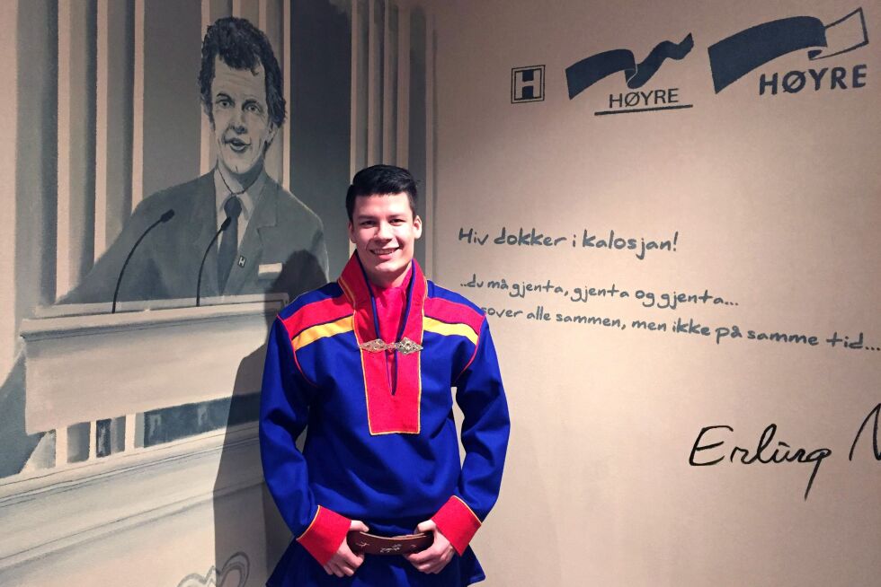 Nils Kristian Winther skal forsøke å komme seg inn på Sametinget til høsten fra Østre valgkrets.
 Foto: Høyre