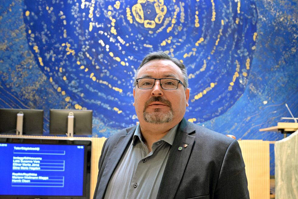 Svein Oddvar Leiros er fylkesleder i Troms Senterparti.
 Foto: Steinar Solaas