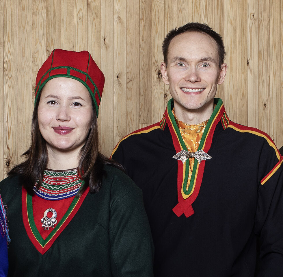 Maja Kristine Jåma, sametingsråd (NSR) og Runar Myrnes Balto, sametingsråd (NSR)
 Foto: Marie Louise Somby Árvu/Sametinget