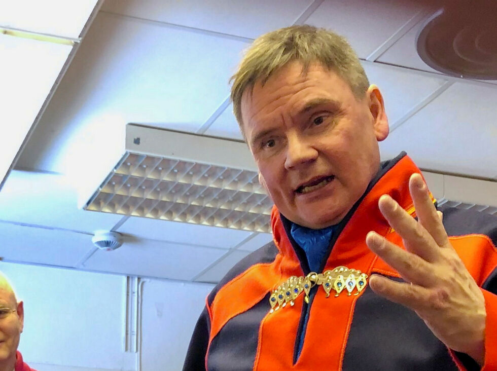 – Hvis vi skal ha et språkkrav, må vi også sørge for at direktøren faktisk får muligheten til å lære samisk. Det er ikke noe man bare kan ta som en hobby, sier Somby.
 Foto: Stein Torger Svala