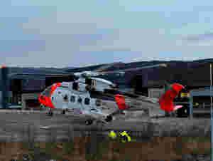 Landet beslutning om helikopterbase