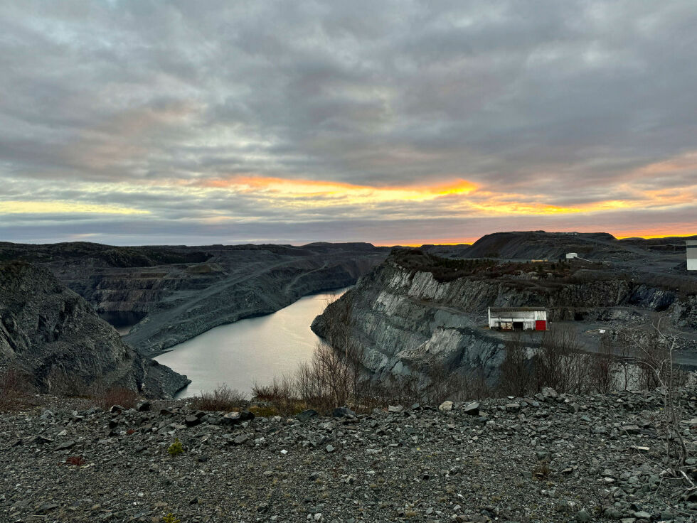 Sydvaranger har nettopp orientert utvalg for plan, næring og samferdsel om den mulige bruken av gråberg.
 Foto: Birgitte Wisur Olsen