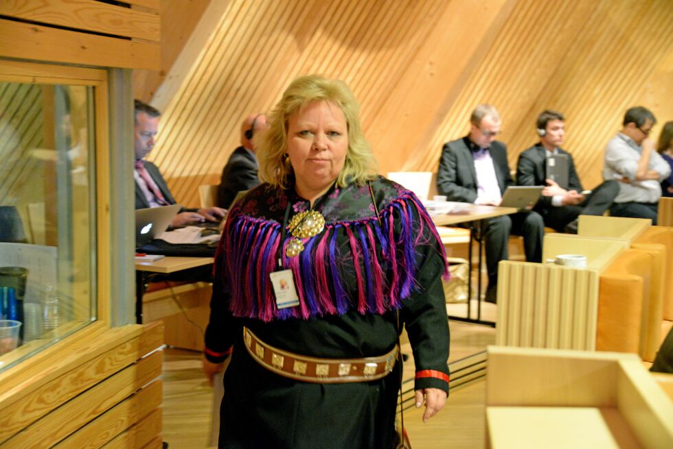 Arbeiderpartiets leder på Sametinget Vibeke Larsen.
 Foto: Steinar Solaas