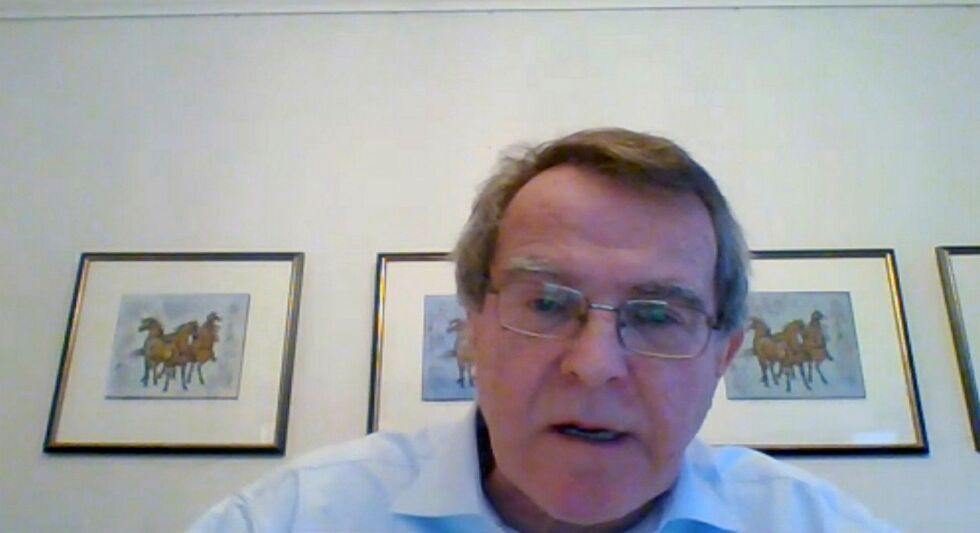 Spe­si­al­råd­gi­ver Knut Hel­ge Rein­skou kan finn­marks­lov­en på rams.
 Foto: Skjermskudd fra webinar