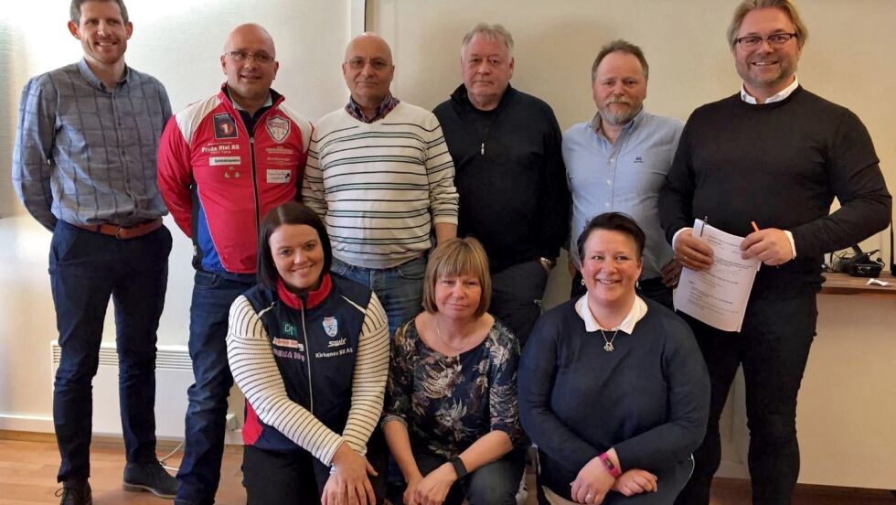 Bildet viser de nye tillitsvalgte som var til stede på kretstinget. Bak fra venstre Thomas Darell, Hammerfest skiklubb, Charles Petterson, IL Ilar, Kåre Olli, IL Nordlys, Svein Erik Danielsen, Alta, Per Oskar Andersen, IL Forsøk, Svein Tore Dørmænen, Vadsø skiklubb.
Foran fra venstre Hilde Michelsen, Kirkenes og Omegn skiklubb, Tove Amundsen, IL Stil, Lise Johansen, IL Forsøk.
 Foto: Privat
