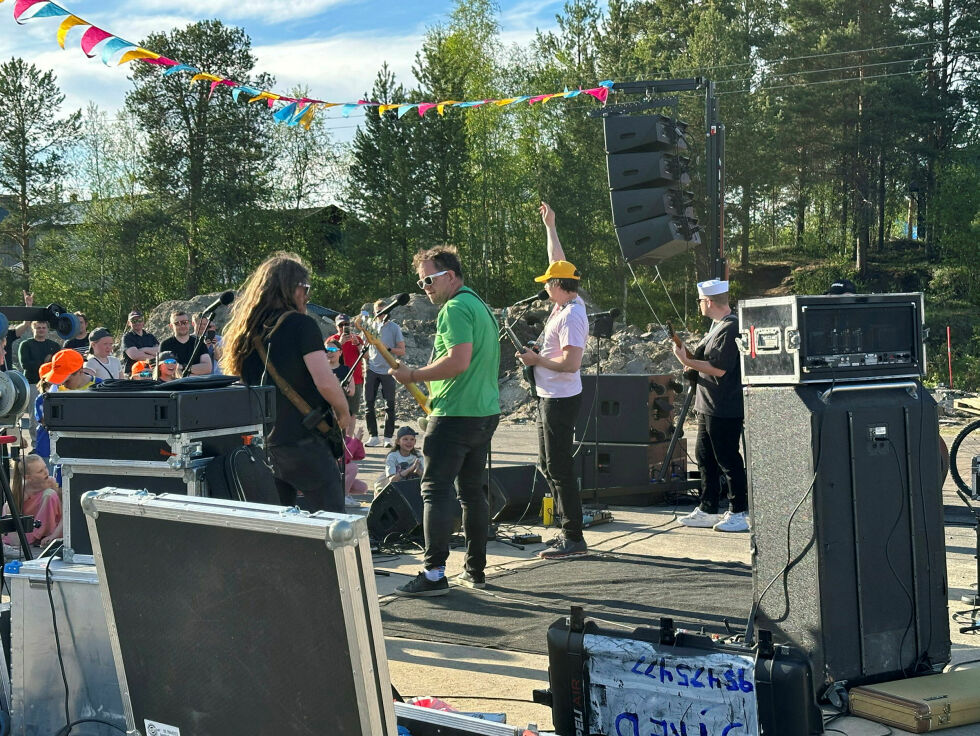 Konserten med Moillrock.
 Foto: Anders Henriksen
