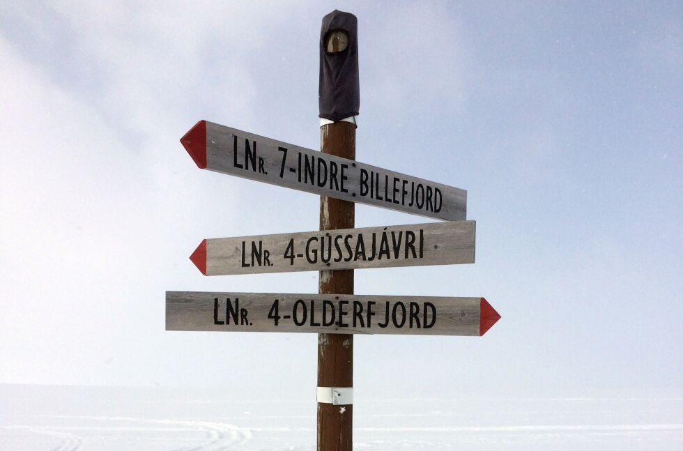 Søknaden gjelder også løyper både på vestsiden og østsiden av Porsangerfjorden.
 Foto: Sonja E. Andersen
