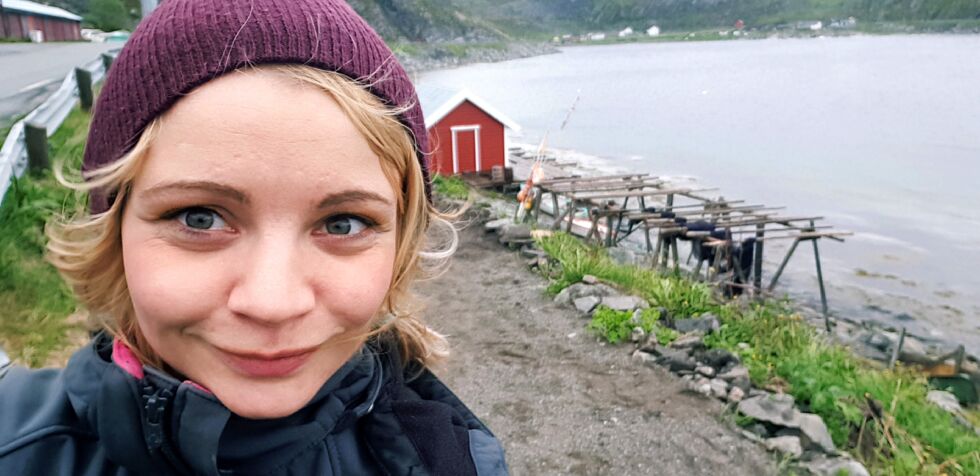 – Endelig rassikring på gang. Jeg håper i alle fall at veien blir litt tryggere, smiler Linn Mørch Pettersen, en av dem som har levd med frykten for at barna skal bli tatt av ras på skoleveien.
 Foto: Privat