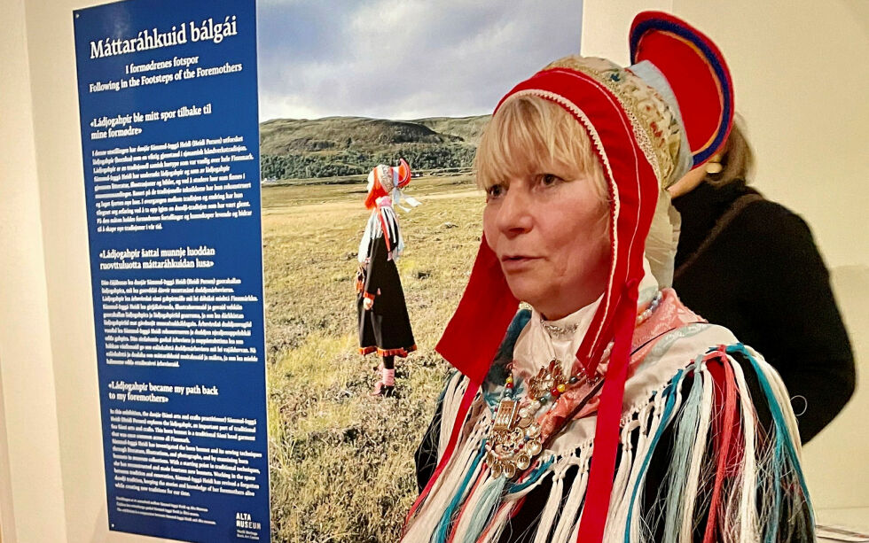 Heidi Anita Persen/Sámmol-Iŋggá-Heidi vil bli huska som en dyktig samisk kulturarbeider og innbitt rettighetsforkjemper.
 Foto: Rita Heitmann