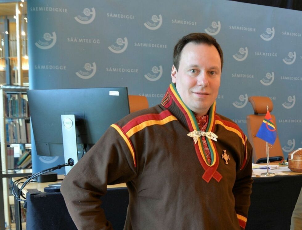 Eirik Larsen (NSR) er jurist og politisk rådgiver for sametingsrådet.
 Foto: Steinar Solaas
