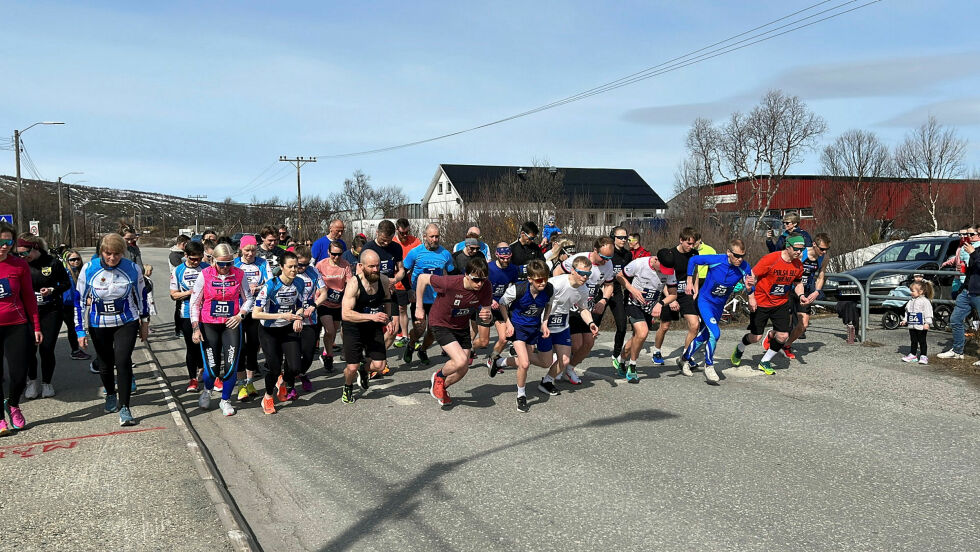 Vårslippløpet kan være bare gøy, eller også en mulighet for å se hvordan en ligger an med treningsresultatene.
Foto: Raymond Hildonen