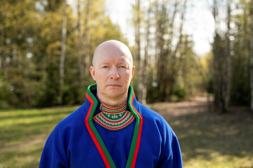 Paul Bendikk Jåma, 1. kandidat for NSR i Sørsamisk valgkrets
 Foto: Oliver Ivanowitz