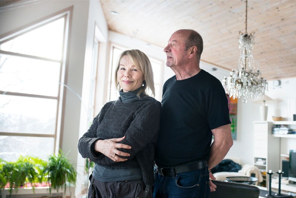 Synnøve Persen og ektemannen Dag Erland Nyberg reiser sammen til Athen for å være med på åpningen av utstilling Documenta om bare noen uker.
 Foto: Frøydis Falch Urbye