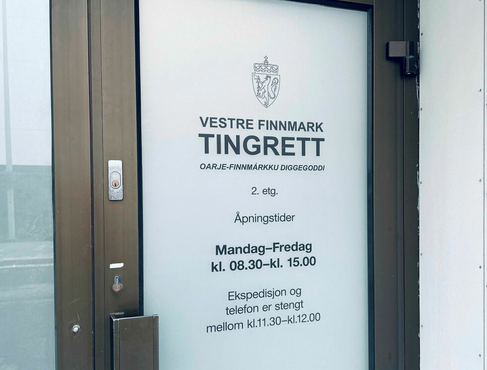 Vestre Finnmark tingrett.
 Foto: Cecilie Ditløvsen
