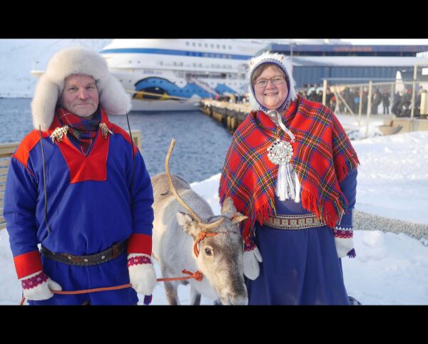 Samisk velkomst til turistene