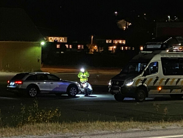 Manglet kjetting og hadde slitte dekk