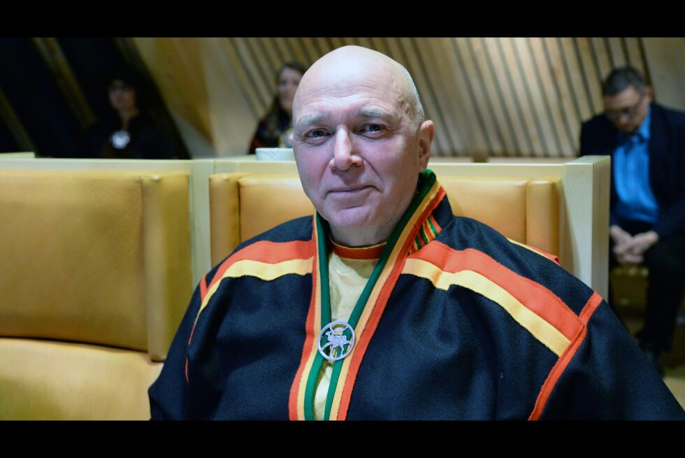 Reineier og sametingsrepresentant for AP, Arild Pettersen Inga, foreslo at plenum skulle velge styremedlemmer til reindriftsstyret, men flertallet som står bak sametingsrådet avviste forslaget.
 Foto: Steinar Solaas
