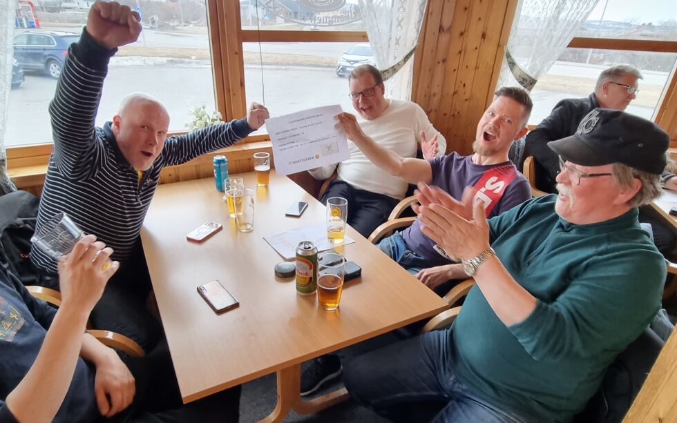 Edgar Olsen (fra venstre), Gunnar Noste, Hans Ravna og Nils Noste ble i år igjen trukket ut som de første og fikk tildelt sitt førsteønske på lista.
 Foto: Torbjørn Ittelin