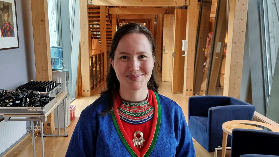 Sametingsråd Maja Kristine Jåma (NSR)
 Foto: Steinar Solaas