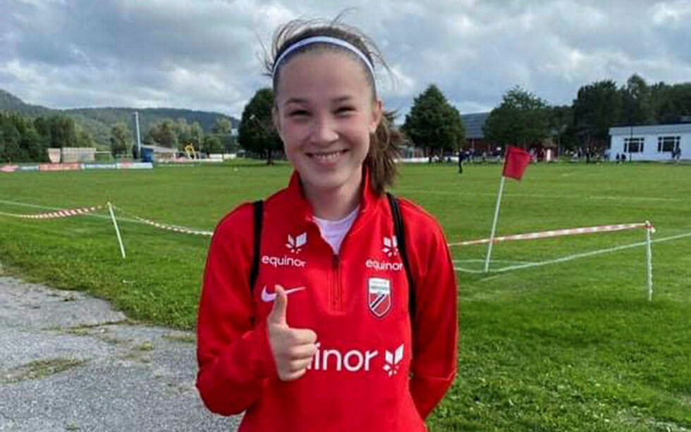Stortalentet Nora Marie Stærk fra Bjørnevatn er tatt ut på J-17-landslaget, som skal ha dobbeltkamp mot Italia i slutten av januar.
 Foto: Bjørnevatn IL