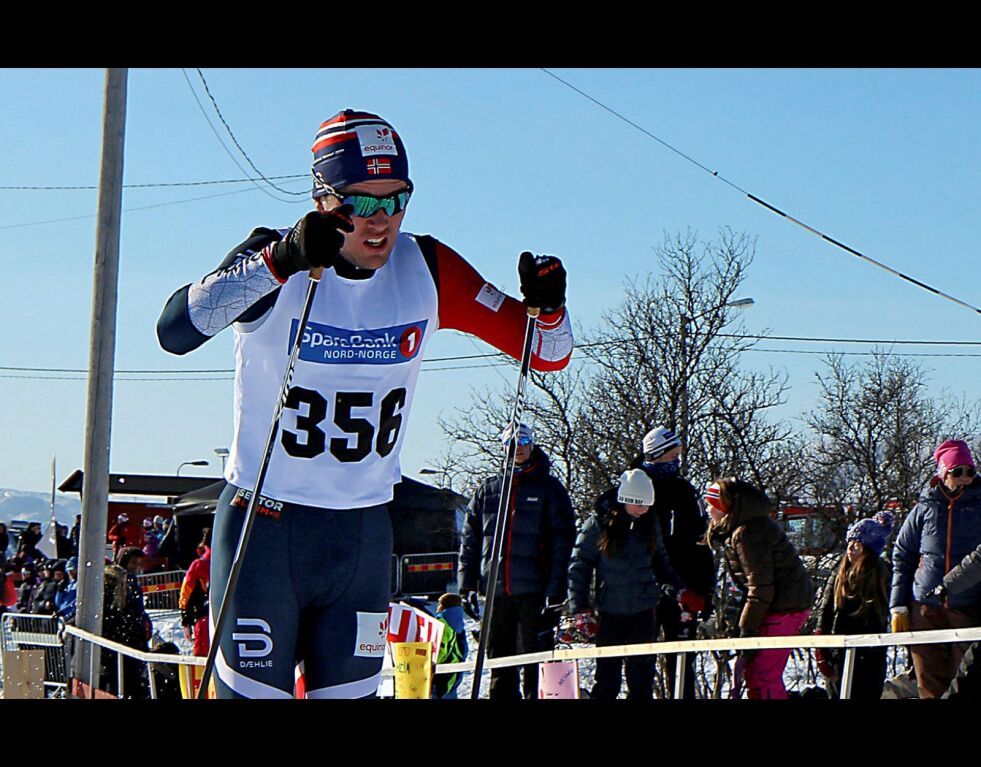 Daniel Stock fikk med seg to seire fra sine to starter under norgescupen i helga.
Foto: Torbjørn Ittelin