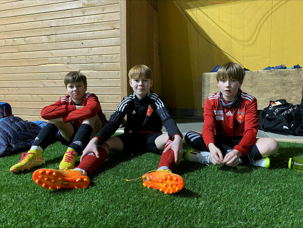 Full fart på fotballbanen