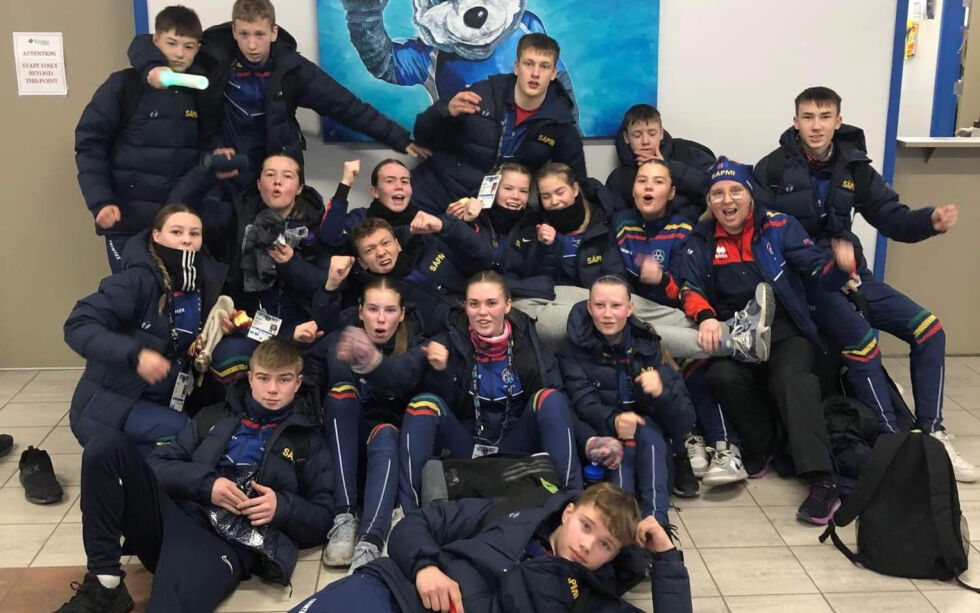 Semifinalene under AWG spilles fredag kveld norsk tid – der begge Sápmi-lagene vil stille.
 Foto: Morten Store Jakola
