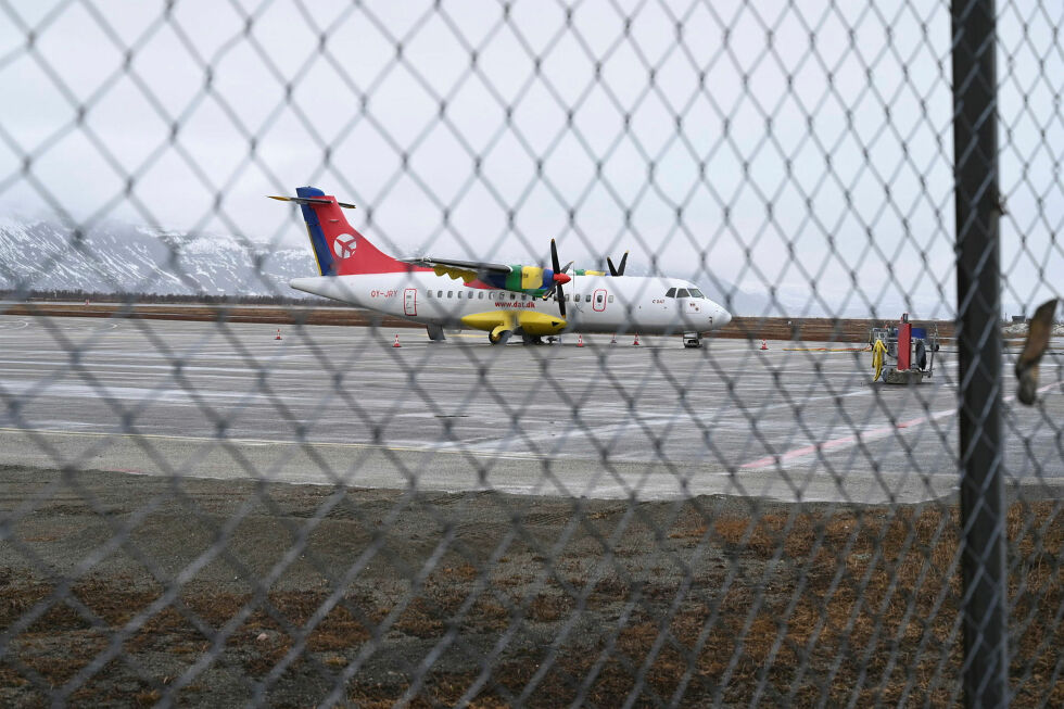 Illustrasjonsbilde av et DAT-fly på Banak lufthavn i Lakselv.
 Foto: Sara Olaussen Stensvold