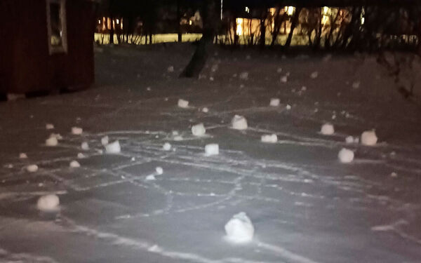 Sneballstorm i Lakselv
