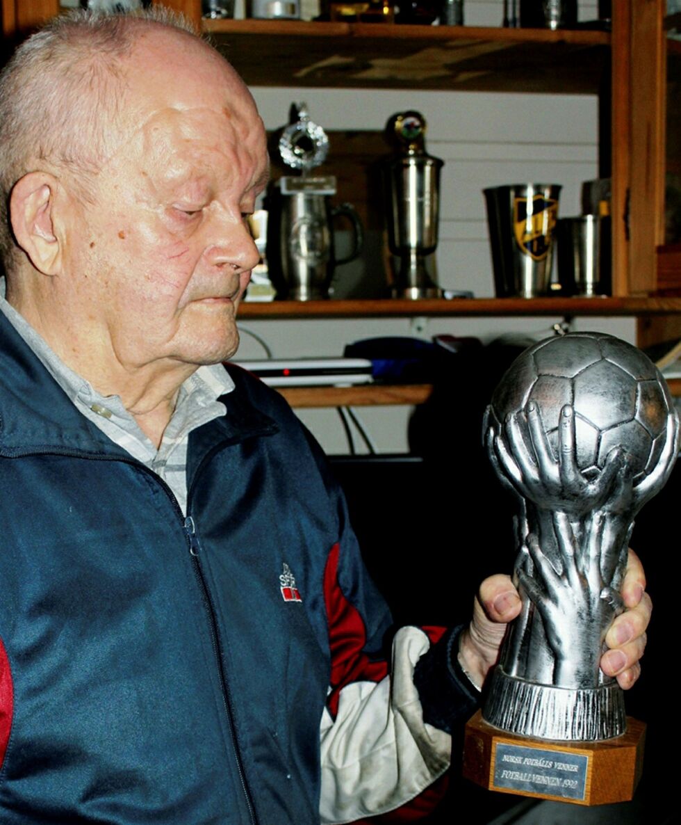 Årets fotballvenn -92.
 Foto: Odd Mathis Hætta.