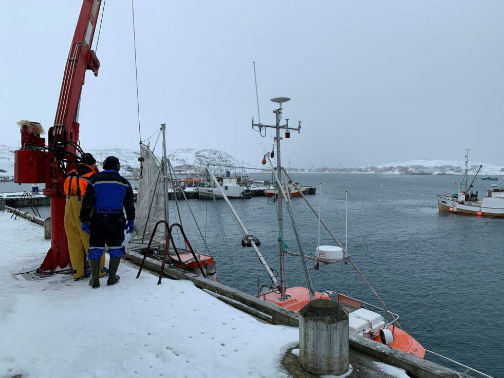 I Bugøynes og andre fiskevær er det nå full stopp i mottak av både fisk og krabbe. Foto: Jørn Malinen