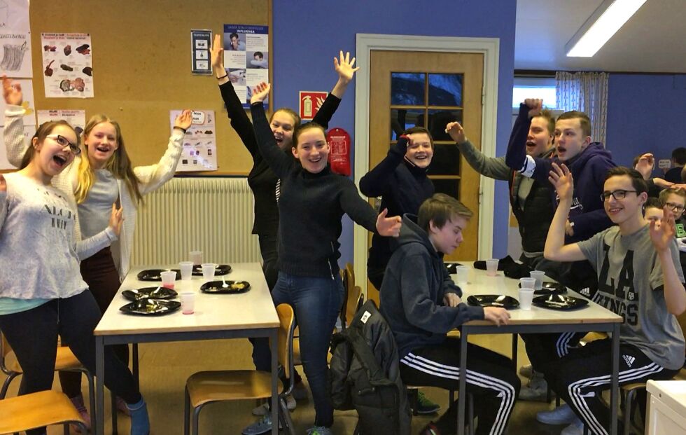 Mandag var alle ungdomsskoleeleven tilbake ved Billefjord sjøsamiske oppvekstsenter.
 Foto: Bjørn Arne Johansen
