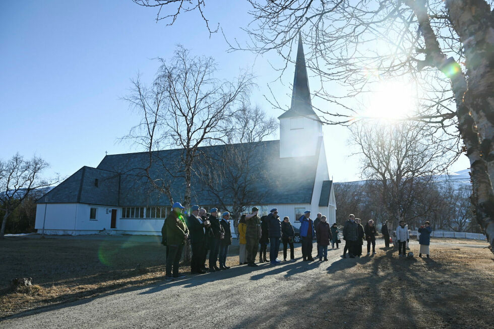 8. mai markering i Lakselv.
 Foto: Irmelin Klemetzen