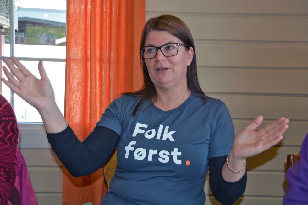 Legger press på eget parti:
Trine Noodt er Troms og Finnmark Venstre sin toppkandidat.
 Foto: Kristin Marie Ericsson