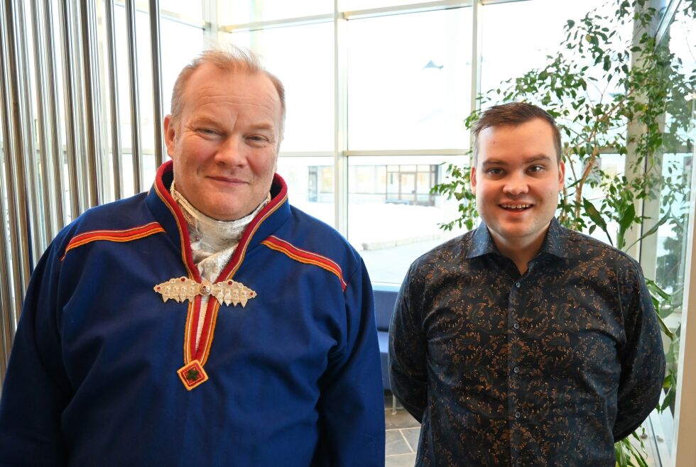 Fylkesrådsleder Bjørn Inge Mo og fylkesordfører Tarjei Jensen Bech oppfordrer alle til å ta del i feiringen
Foto: Hanne H. Lille/Troms og Finnmark fylkeskommune